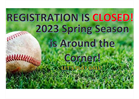 Spring 2023 Registration is CLOSED!